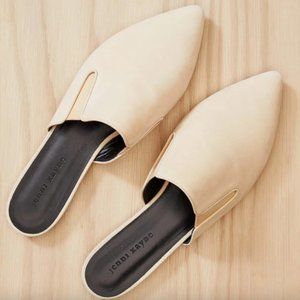 Jenni Kayne Oiled Leather Mule in Natural Size 37